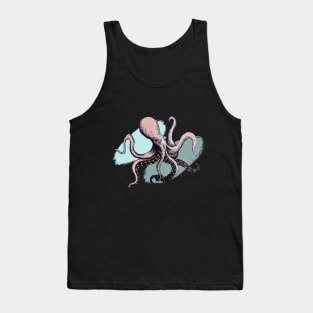 Octopus in Pink Tank Top